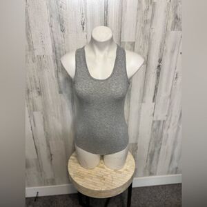 Active basic Gray bodysuit